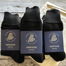 Load image into Gallery viewer, Max Black 10 Pack Bundle by Lindner Socks