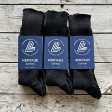 Load image into Gallery viewer, Elsa Black 3 Pack Bundle by Lindner Socks