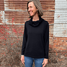 Load image into Gallery viewer, The Boss Pure Merino Cowl Neck Jumper by Lindner Socks