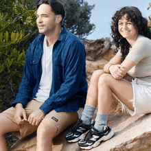 Load image into Gallery viewer, Echidna Ribbed Merino/Hemp Loose Top Socks by Lindner Socks