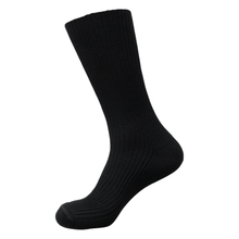 Load image into Gallery viewer, Narrawa ribbed merino wool loose top socks by Lindner Socks