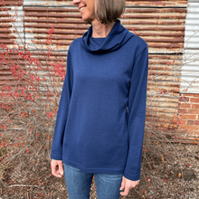 Load image into Gallery viewer, The Boss Pure Merino Cowl Neck Jumper by Lindner Socks