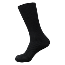 Load image into Gallery viewer, Otto ribbed merino wool loose top socks by Lindner Socks