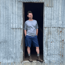 Load image into Gallery viewer, Roustabout pure merino wool short sleeve tee by Lindner Socks