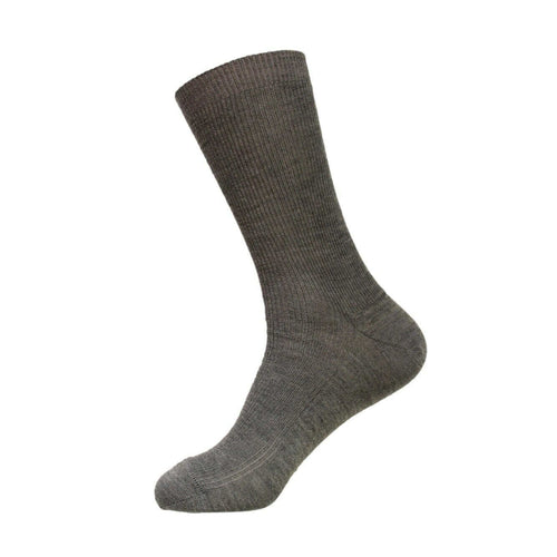 Australian made Grey Alfred Loose Top fine Australian merino wool dress socks