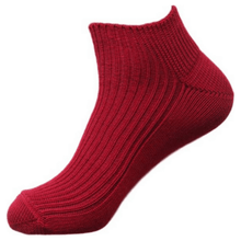 Load image into Gallery viewer, Redground merino wool ankle socks by Lindner Socks