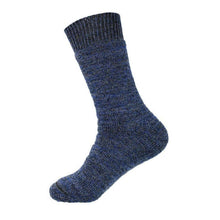 Load image into Gallery viewer, Max Thick Merino Work Sock Black/Blue/Grey
