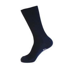 Load image into Gallery viewer, Lerida Luxury Ribbed Merino Wool/Silk Seamless Casual Sock

