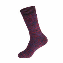 Load image into Gallery viewer, Australian made Black/Blue/Red Max Australian merino hardwearing Thick Socks
