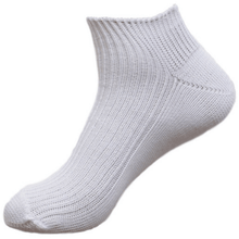 Load image into Gallery viewer, Australian made White Johanne cotton ankle socks

