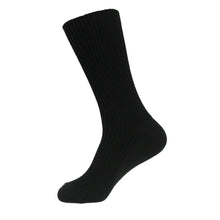Load image into Gallery viewer, Australian made Black Otto Australian merino ribbed work socks
