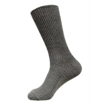 Load image into Gallery viewer, Australian made Grey Otto Australian merino ribbed work socks
